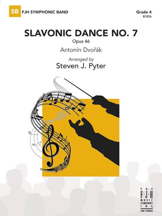Slavonic Dance No. 7, Opus 46 - Dvorak/Pyter - Orchestre d\'harmonie - Niveau 4