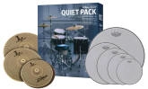 Zildjian - Zildjian\/Remo Quiet Pack 3-Piece Cymbal Box Set with Silentstroke Drum Heads