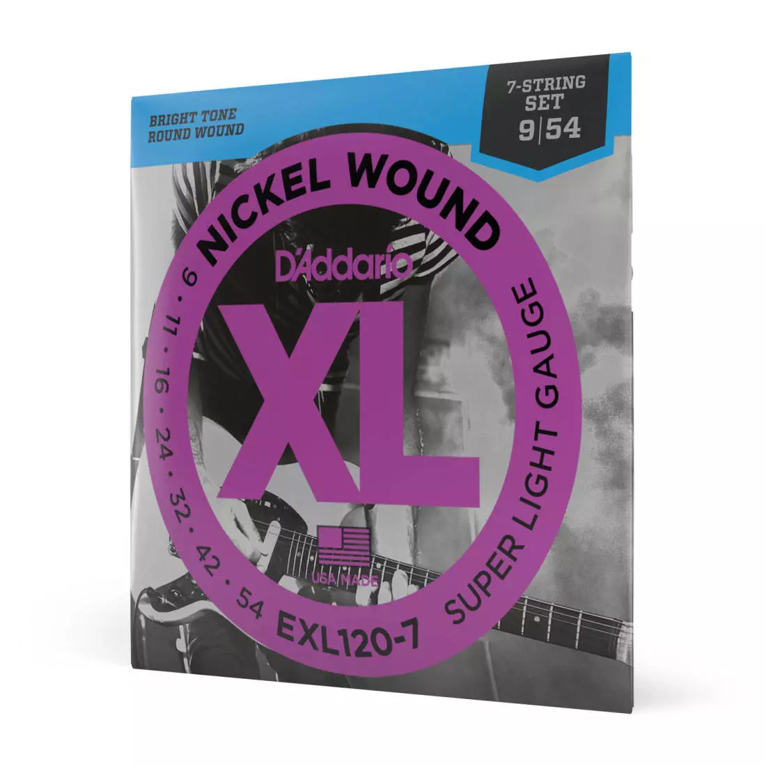 EXL120-7 - D\'addario Xl Elec. Super Light 7-str. 9-52