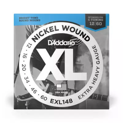 EXL148 - D\'addario Xl Elec Xtra Heavy 12-60