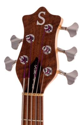 5-String Single Cut Bass Guitar - Walnut