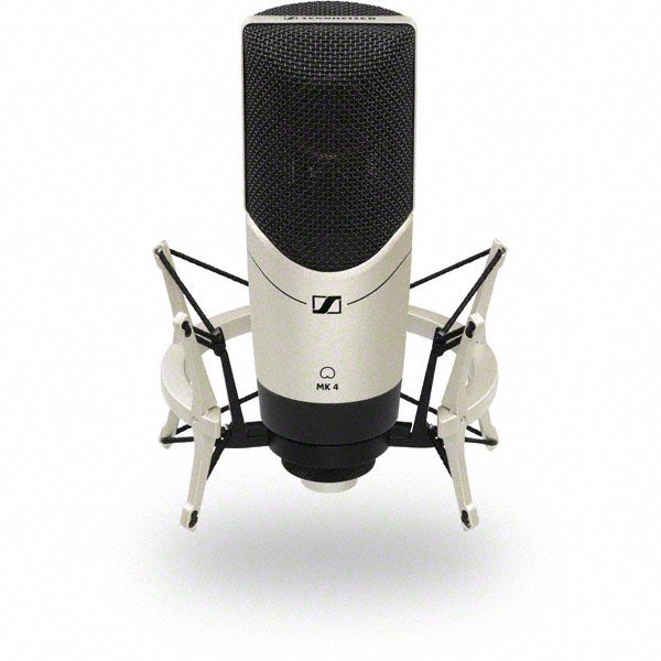 Sennheiser MK4 Condenser Microphone + MKS4 Suspension Mount