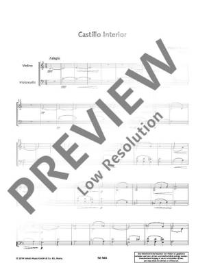 Castillo Interior - Vasks - Violin/Cello Duet - Score/Parts
