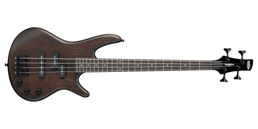 Ibanez - GSRM20 Mikro Short Scale Bass Guitar - Walnut Flat
