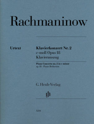 G. Henle Verlag - Piano Concerto No. 2 in C Minor, Op. 18 - Rachmaninoff/Rahmer - Solo Piano/Piano Reduction (2 Pianos, 4 Hands) - Book