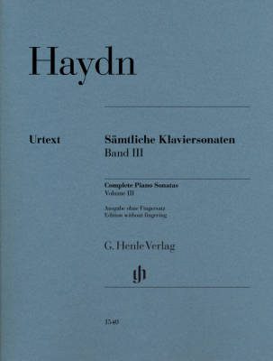 Complete Piano Sonatas Volume III (Without Fingering) - Haydn/Feder - Piano - Book