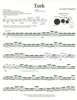 Tork - Campbell - Multi-Percussion Solo - Sheet Music