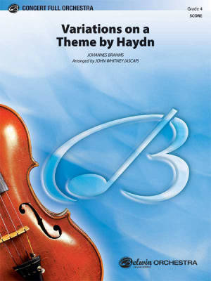 Variations on a Theme by Haydn - Brahms/Whitney - Full Orchestra - Gr. 4