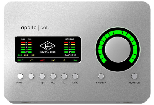 Apollo Solo Thunderbolt 3 Audio Interface - Heritage Edition