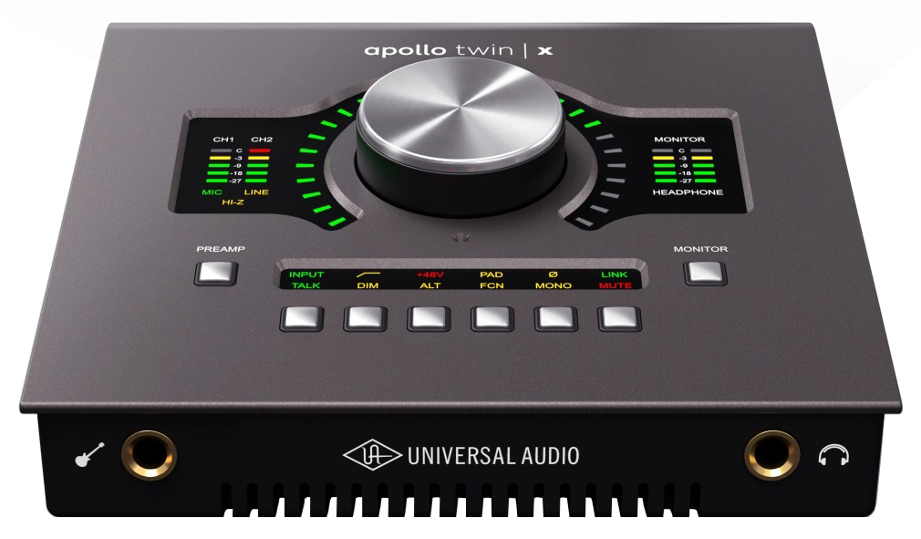 Apollo Twin X Quad Heritage Edition Thunderbolt 3 - Interface de