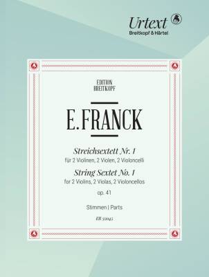 Breitkopf & Hartel - Sextuor  cordes n 1 en mi bmol majeur op. 41 - Franck/Pfefferkorn - Sextuor  cordes - Ensemble de partitions
