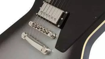 Dethklok Thunderhorse Explorer Electric Guitar - Silverburst