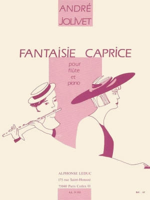 Alphonse Leduc - Caprice Fantasy - Jolivet - Flute/Piano - Sheet Music