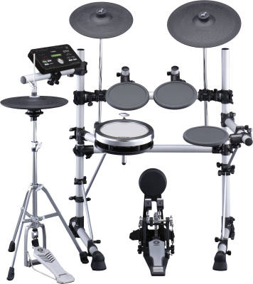 5 Piece Electronic Drum Kit with Hardware & Throne