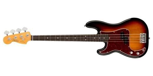 American Professional II Precision Bass with Case, Left-Handed - 3-Colour Sunburst