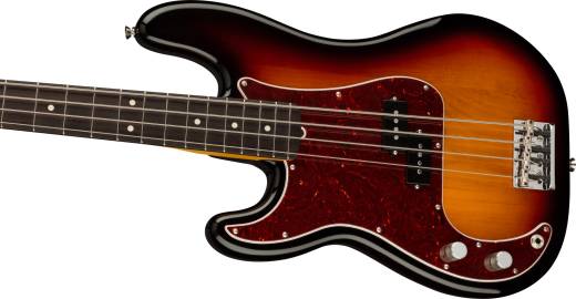 American Professional II Precision Bass with Case, Left-Handed - 3-Colour Sunburst
