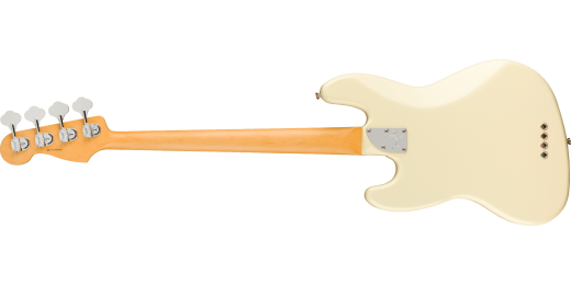American Professional II Jazz Bass Fretless, Rosewood Fingerboard - Olympic White