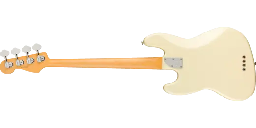 American Professional II Jazz Bass Fretless, Rosewood Fingerboard - Olympic White