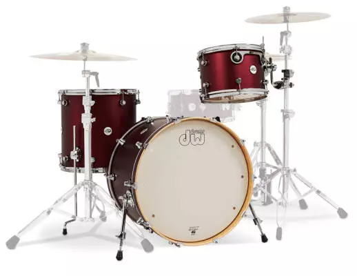 Design Series 3-Piece Shell Pack (22,13,16) - Crimson Satin Metallic