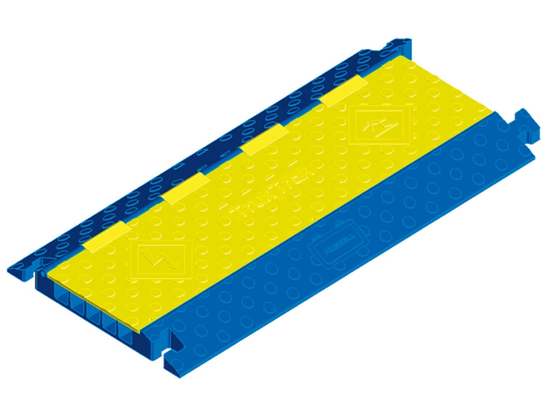 TrukTrak 5-Channel Floor Cable Protector