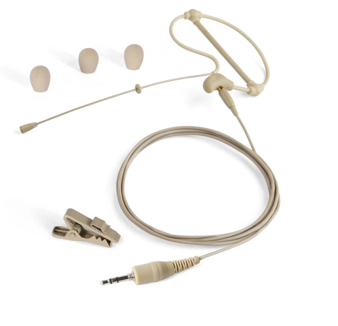 SE50 Earset Microphone with Micro-Miniature Condenser Capsule - Beige