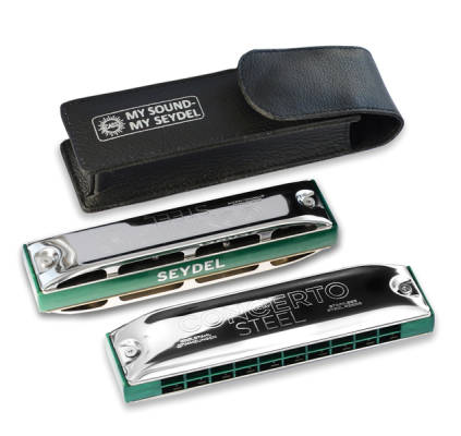 Concerto Steel Octave Harmonica - Key of High G