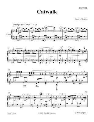 Catwalk - McIntyre - Piano - Sheet Music