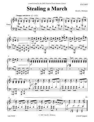 Stealing a March - McIntyre - Piano - Sheet Music