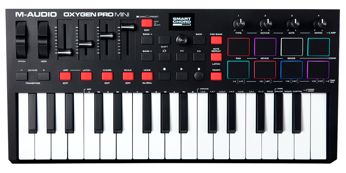 Oxygen Pro Mini 32-Key USB MIDI Controller