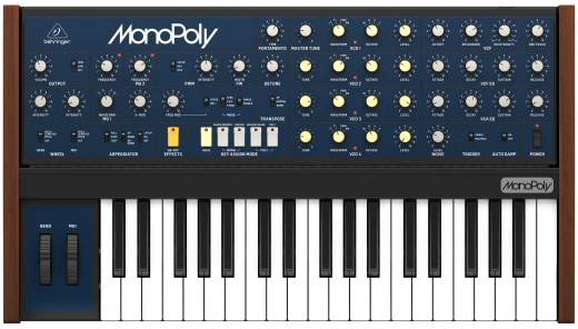 MonoPoly Analog 4-Voice Polyphonic Synthesizer