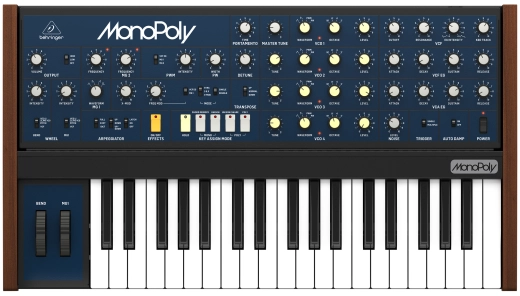 Behringer - MonoPoly Analog 4-Voice Polyphonic Synthesizer