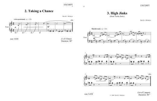 Tasha Suite - McIntyre - Piano - Sheet Music