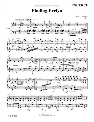 Finding Evelyn - McIntyre - Piano - Sheet Music