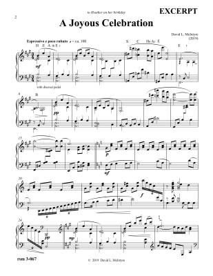 A Joyous Celebration - McIntyre - Piano - Sheet Music