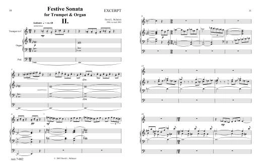 Festive Sonata - McIntyre - Trumpet/Organ - Book