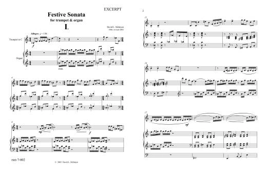 Festive Sonata - McIntyre - Trumpet/Organ - Book