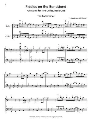 Fiddles on the Bandstand, Book One - Harvey - Cello Duets - Book