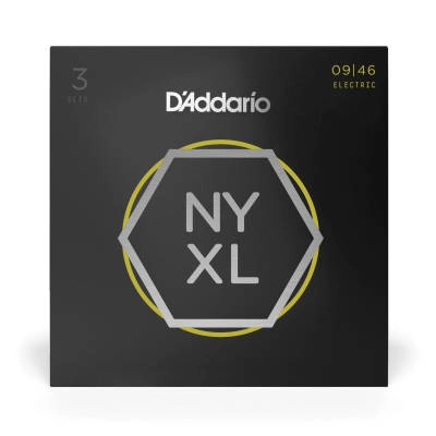 NYXL0946 Super Light Strings 9-46, 3-Pack