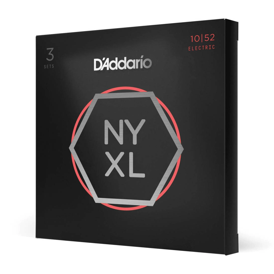 NYXL1052 Light Top/Heavy Bottom Strings 10-52, 3-Pack