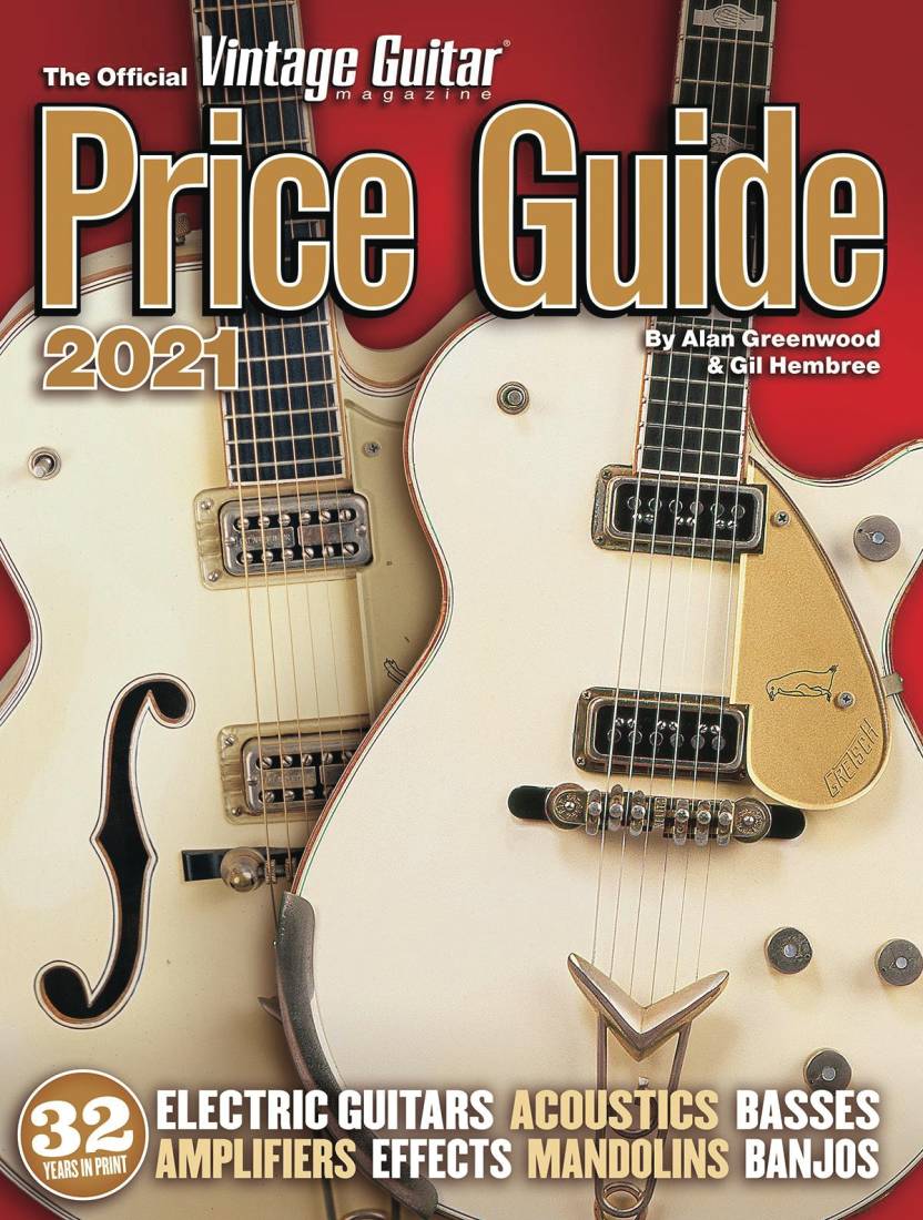 The Official Vintage Guitar Magazine Price Guide 2021 - Greenwood/Hembree - Book