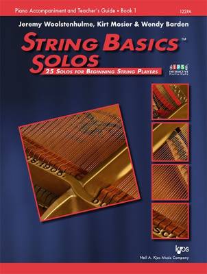 Kjos Music - String Basics Solos, Book 1 - Mosier / Barden / Woolstenhulme - Manuel du professeur et accompagnements au piano - Livre/Audio en ligne
