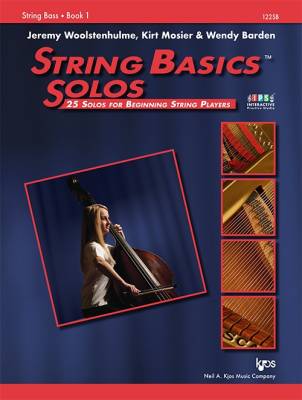 Kjos Music - String Basics Solos, Book 1 - Mosier / Barden / Woolstenhulme - Contrebasse - Livre/Audio en ligne

