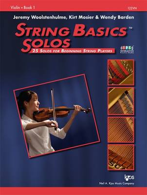 String Basics Solos, Book 1 - Mosier / Barden / Woolstenhulme - Violin - Book/Audio Online