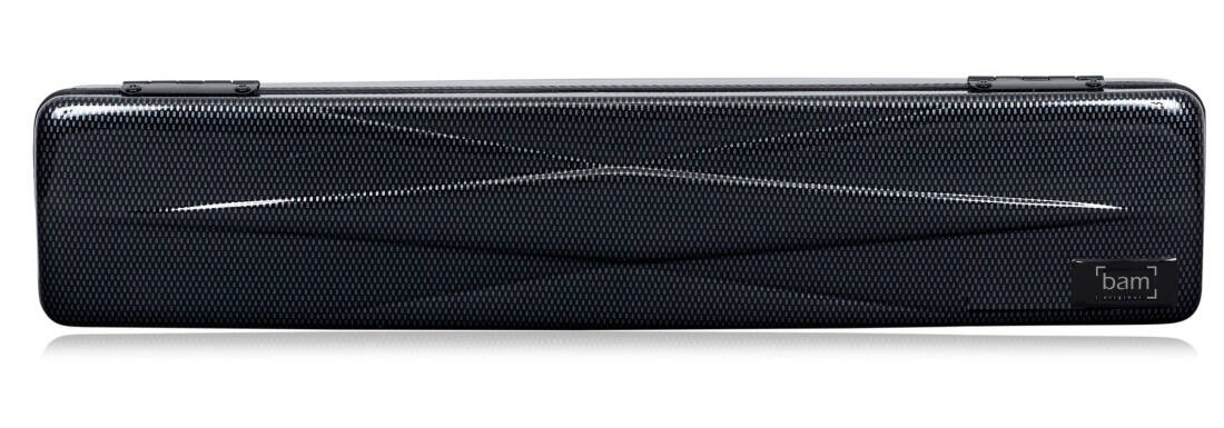 Hightech Slim Flute Case - Black Carbon