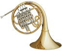 Hans Hoyer - Professional Bb French Horn with A-Stop, Gold-Brass Body and Detachable Bell