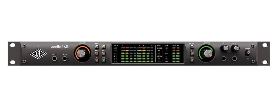 Apollo x8 Heritage Edition - Rackmount 18x24 Thunderbolt 3 Audio Interface w/Realtime UAD Processing