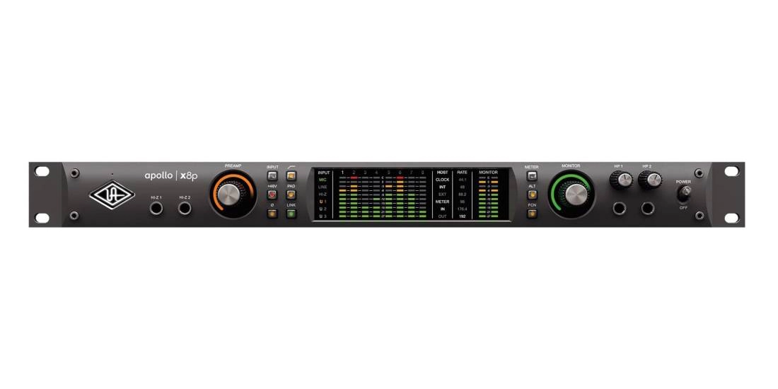 Apollo x8p Heritage Edition - Rackmount 16x22 Thunderbolt 3 Audio Interface