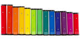 Boomwhackers - Chroma-Notes Resonator Bells Complete Set - 13 Bells