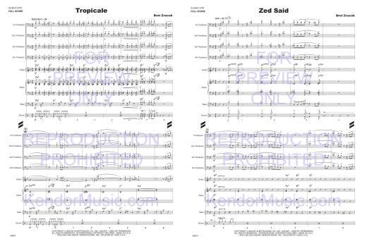 Trombone Section Workout (6 pieces to develop the jazz ensemble section) - Zvacek - Trombone Quartet