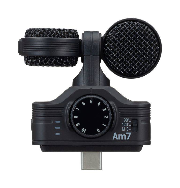 Zoom Am7 MidSide Stereo Microphone For Android Devices Long & McQuade